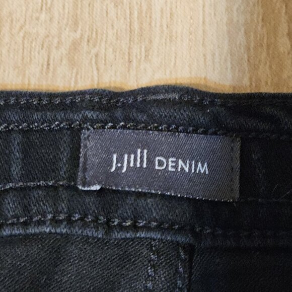 J Jill Denim Womens Plus Size 16 Premium Flexe High Rise Leggings Capris Black - Picture 6 of 8